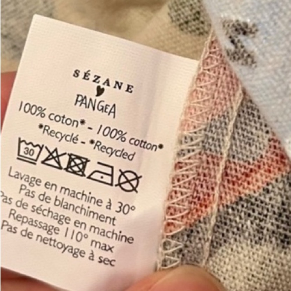 💫Sezane X Pangea Patterned Fabric Tote Bag - Picture 11 of 11